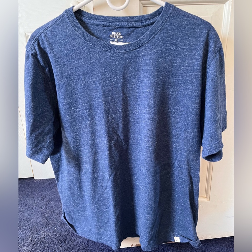 Lands' End Heathered Navy Tee